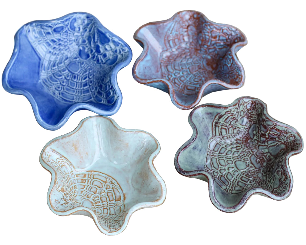 Prodigal Pottery Mini Blossom Stoneware Bowl - 6"