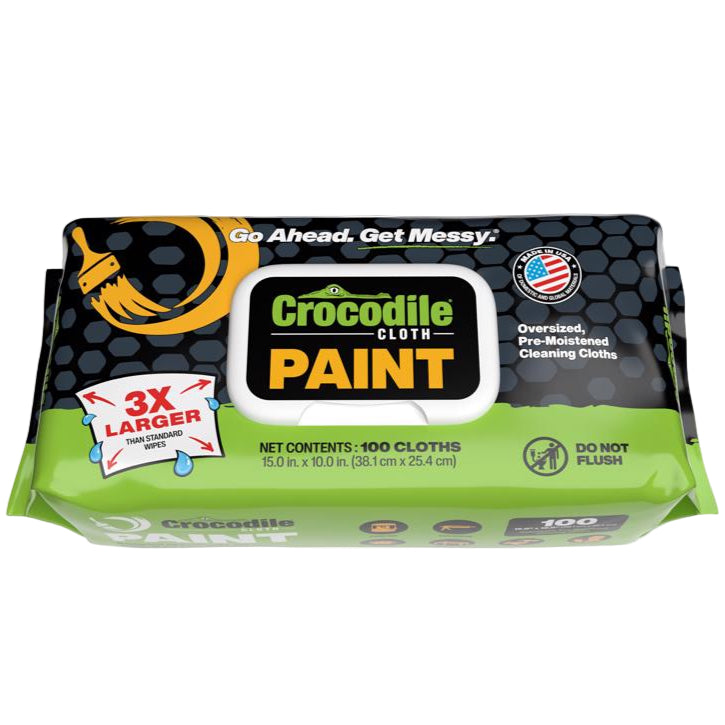 Crocodile Cloth XL Moistened Paint Cleaning Wipes - 100 pc.