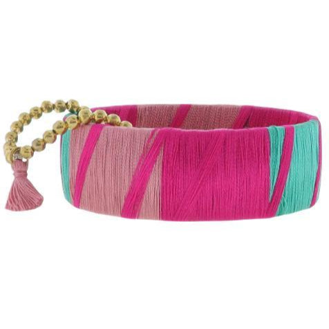 Jane Marie Threaded Bangle Bracelets - 2 pc.