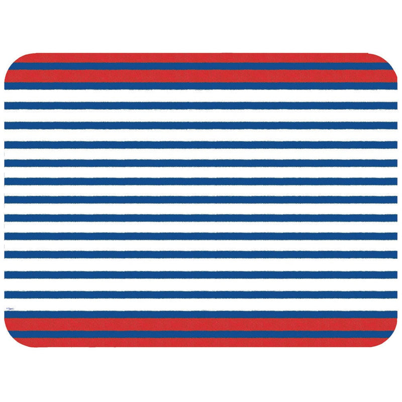 Breton Stripe Paper Placemats in Blue