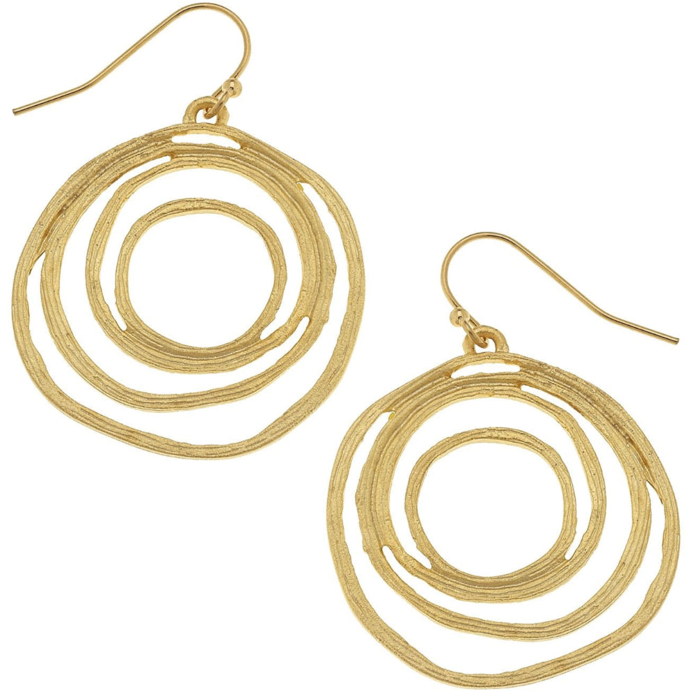 Susan Shaw Filigree Cut-out Earrings