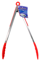 Marlin Silicone-Tipped Stainless Steel Serving Tongs