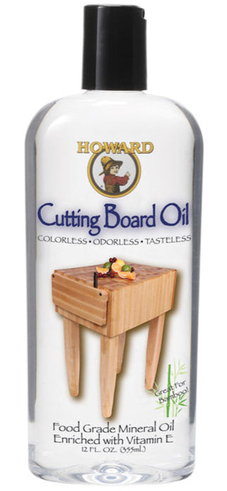 Howard Transparent Cutting Board Mineral Oil - 12 oz.