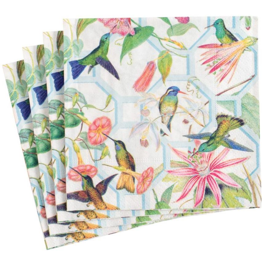 Hummingbird Trellis Paper Napkins