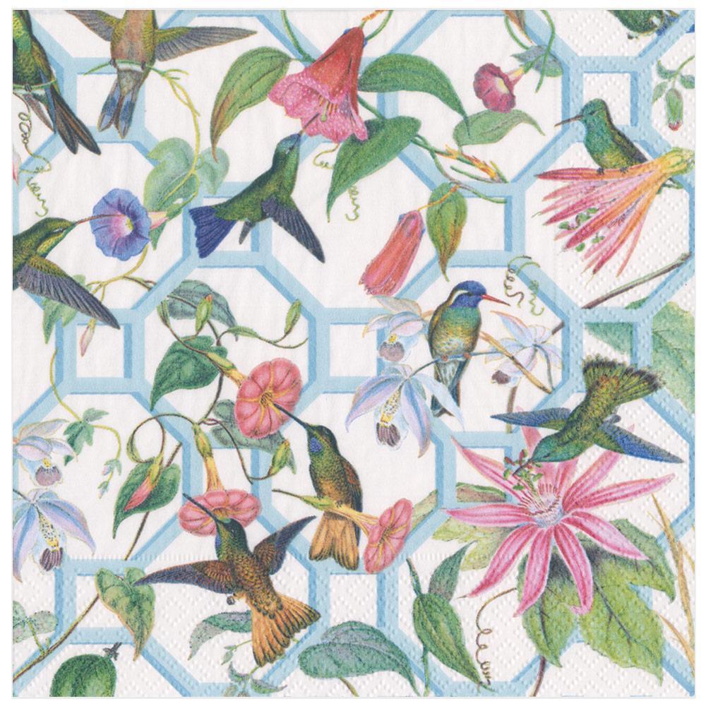 Hummingbird Trellis Paper Napkins