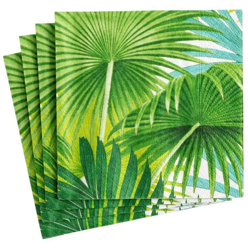 Caspari Palm Fronds Paper Napkins