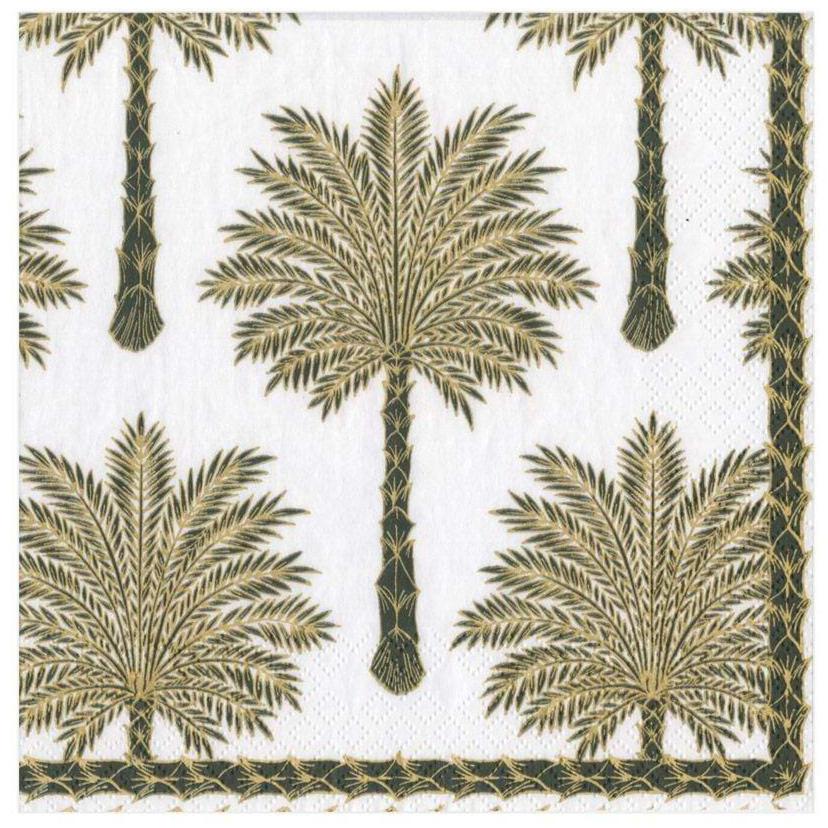 Caspari Grand Palms Paper Napkins