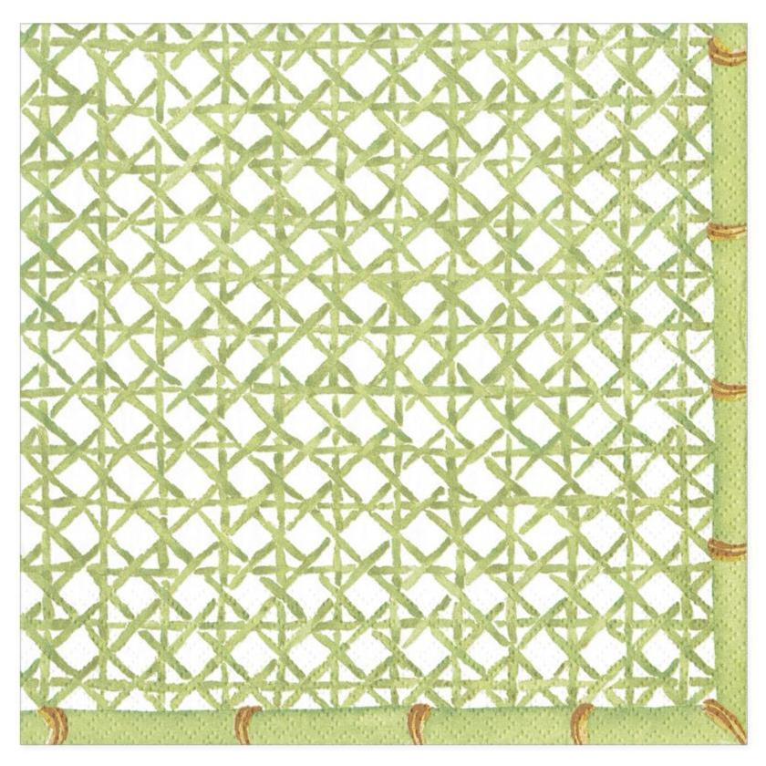 Green Trellis Paper Napkins