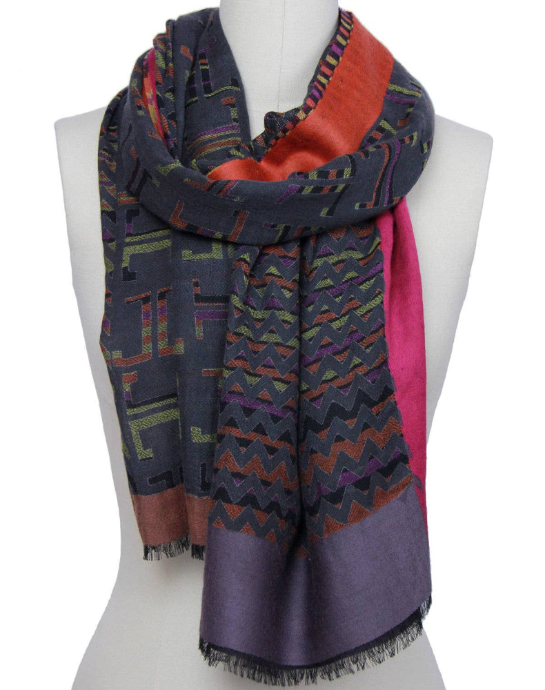 Saachi Cotton Fringed Light Scarves - 39" x 71"