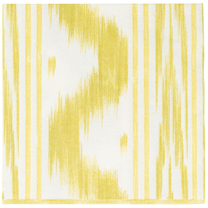 Caspari Toile de Dantes Paper Napkins (Yellow)