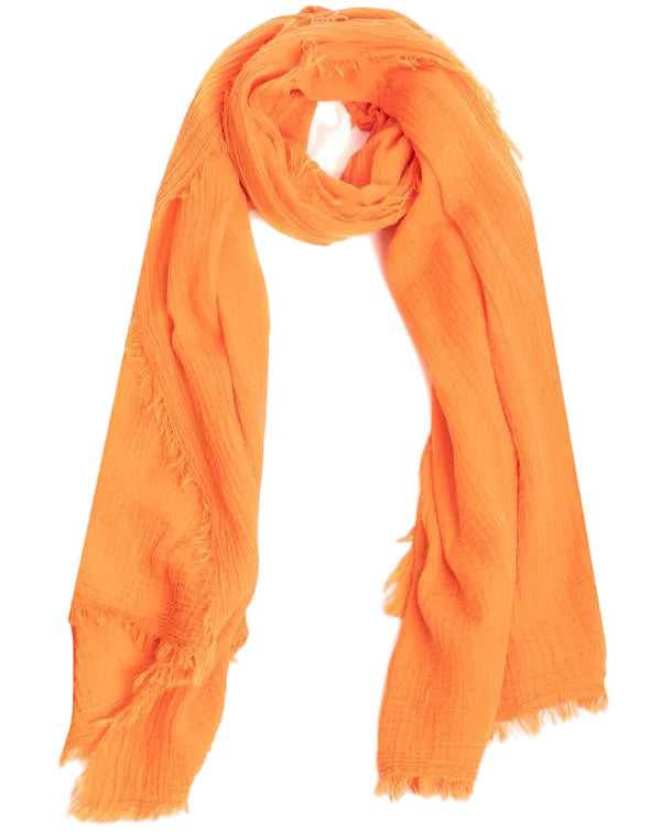 Saachi Cotton Fringed Light Scarves - 39" x 71"