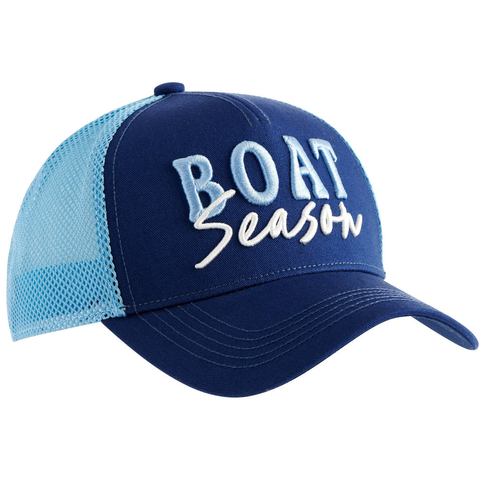 Shiraleah Mesh-Backed Embroidered Trucker Hats