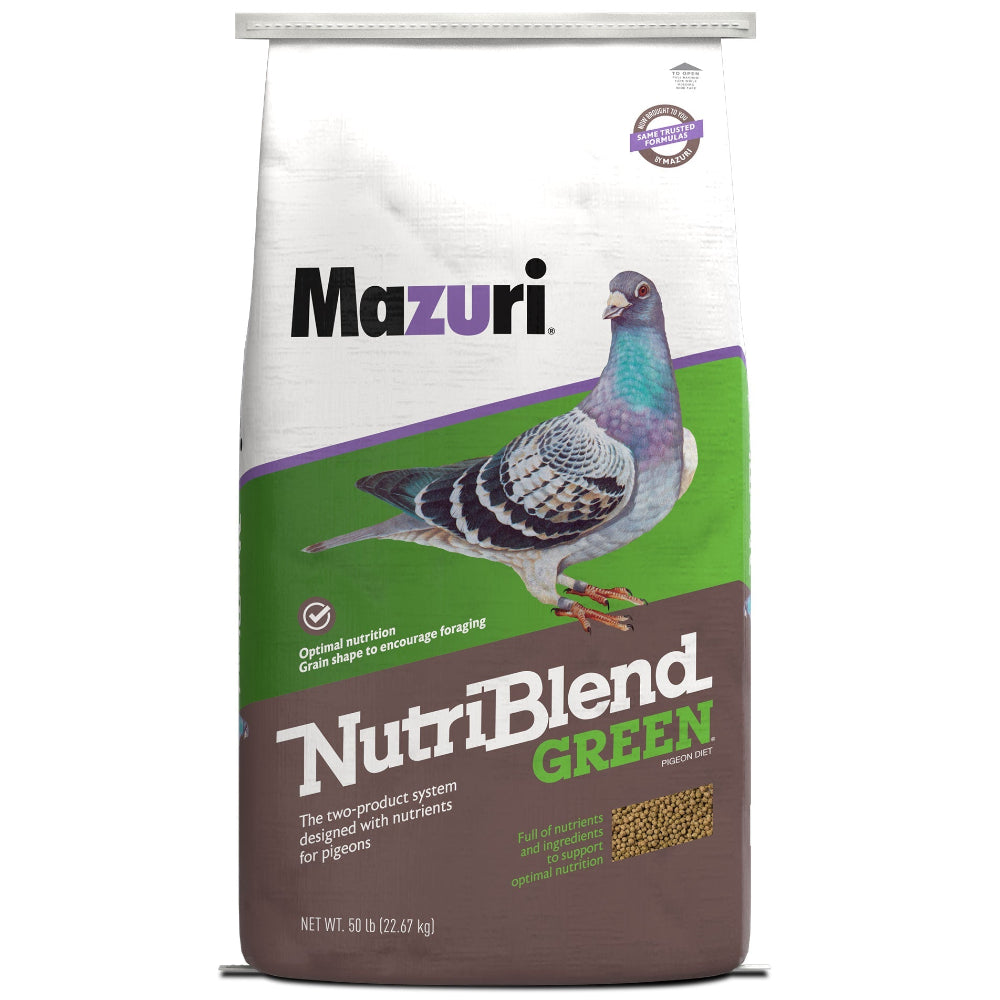 Mazuri NutriBlend Green Pidgeon Feed - 50 lb.