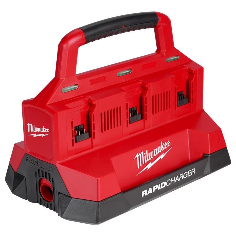 Milwaukee M18 Packout 18V Six-Bay Rapid Battery Charger