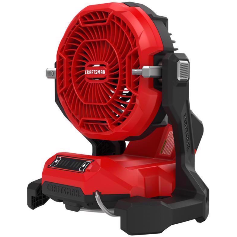 Craftsman V20 Cordless 3-Speed 10" Misting Fan