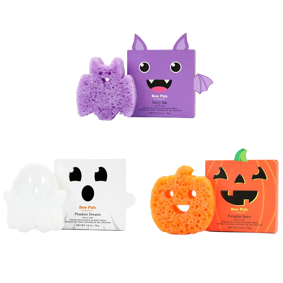 Spongelle "Boo Pals" Soap-Infused Halloween Bath Sponges - 2.5 oz.