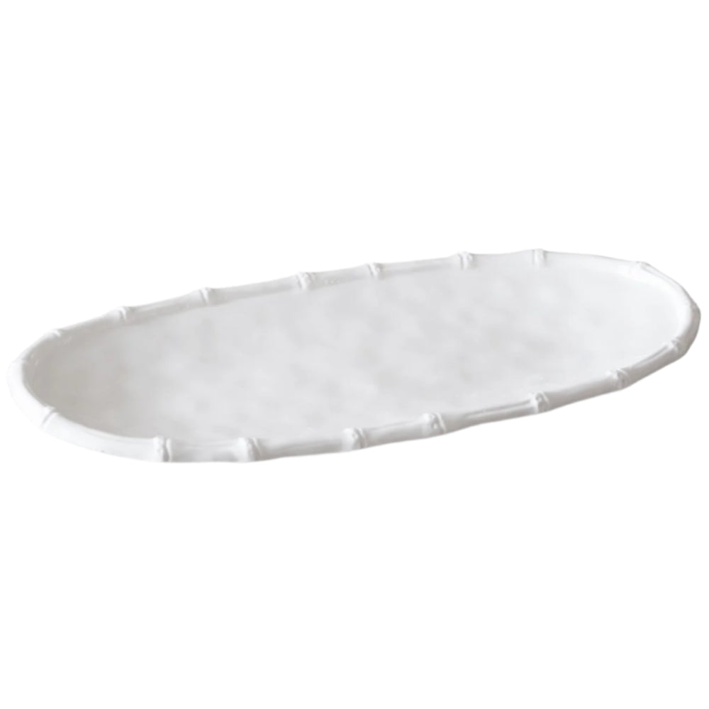 Beatriz Ball Vida Faux Bamboo Melamine Platter (Oval) - 13.5"