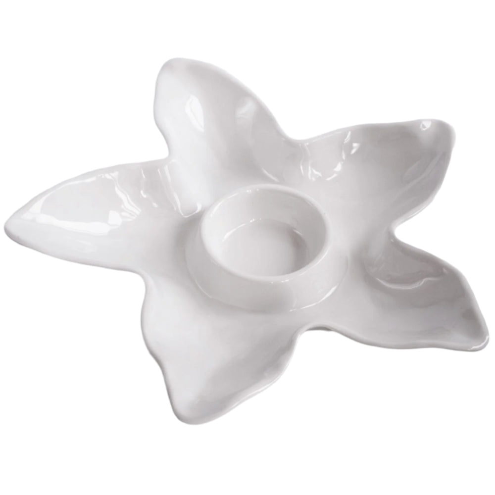 Beatriz Ball Vida Ocean Melamine Chip & Dip Starfish Bowl - 16"