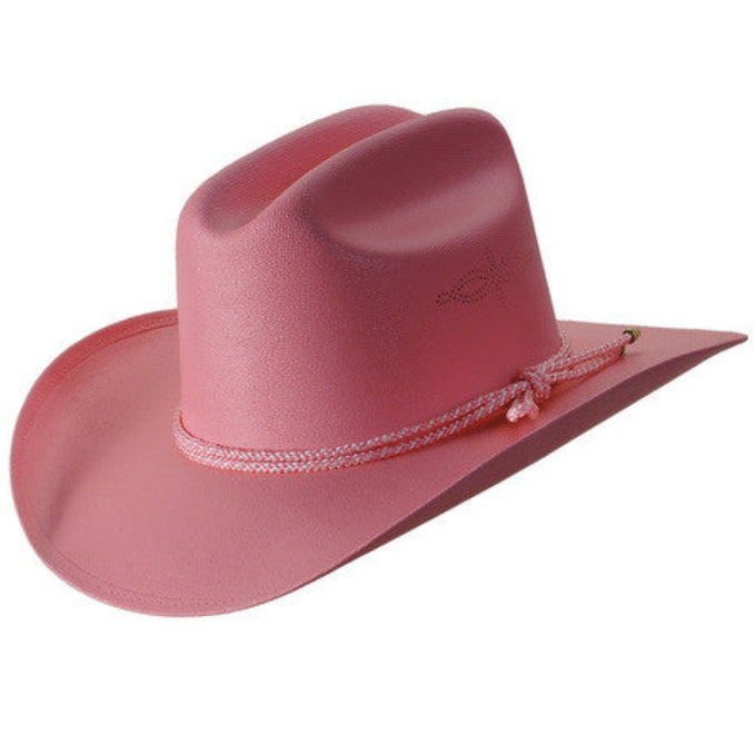 Turner Ladies Pink Canvas Cowboy Hat