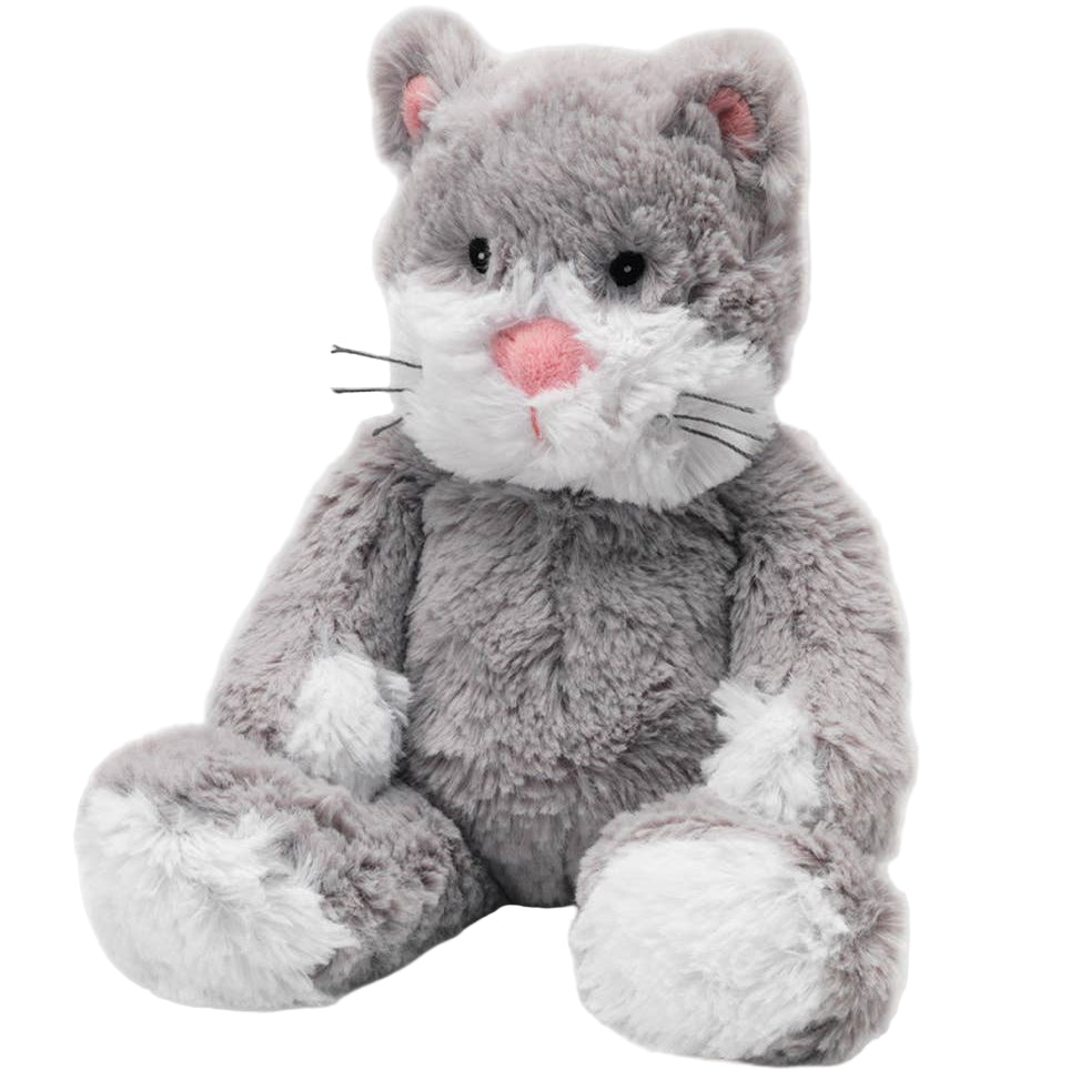 Warmies Plush Sitting Gray Cat