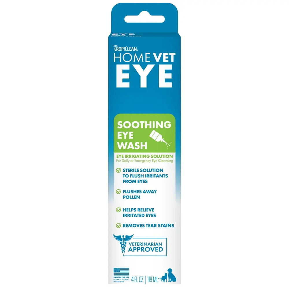 TropiClean HomeVet Soothing Eye Wash - 4 oz.