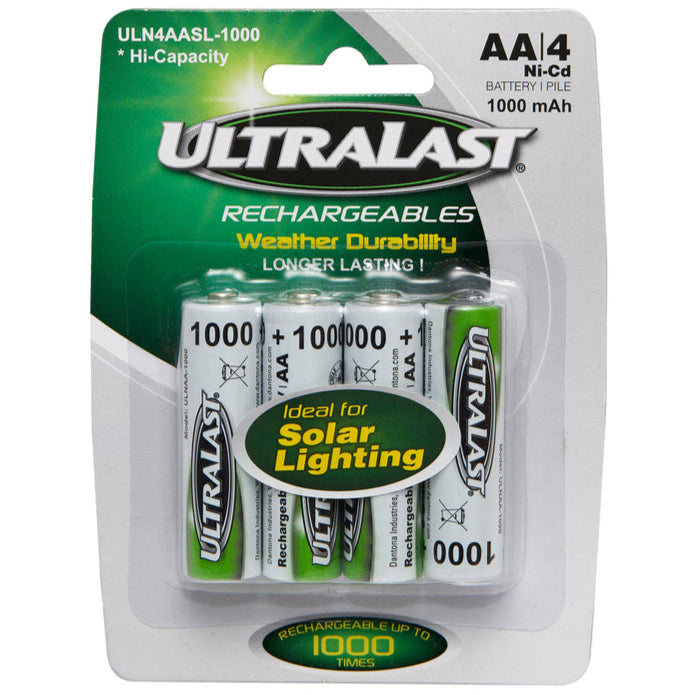 UltraLast 1.2V Rechargeable Batteries