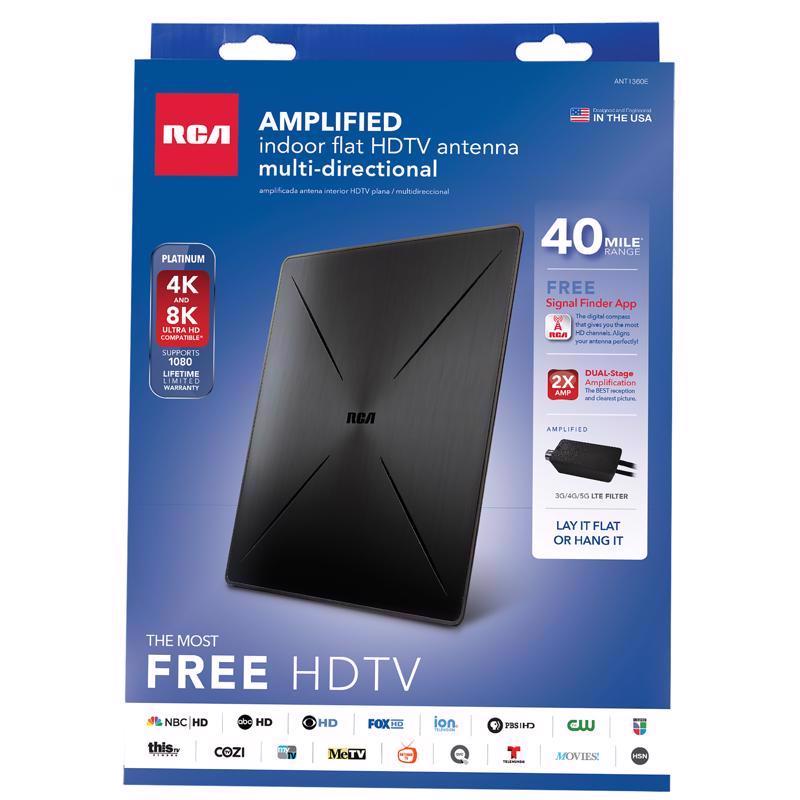 RCA Flat Panel Indoor HDTV Antenna