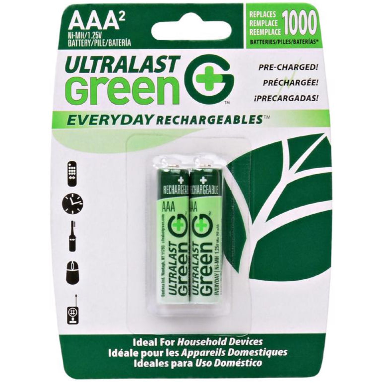 UltraLast 1.2V Rechargeable Batteries