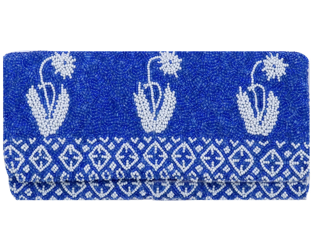 Tiana Designs Handmade Mini Beaded Clutch Bag - 6.5" x 4.25"