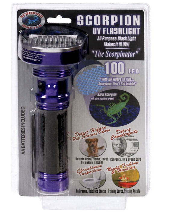 scorpion master 28 led uv black light flashlight Ultraviolet LED Scorpion Flashlight