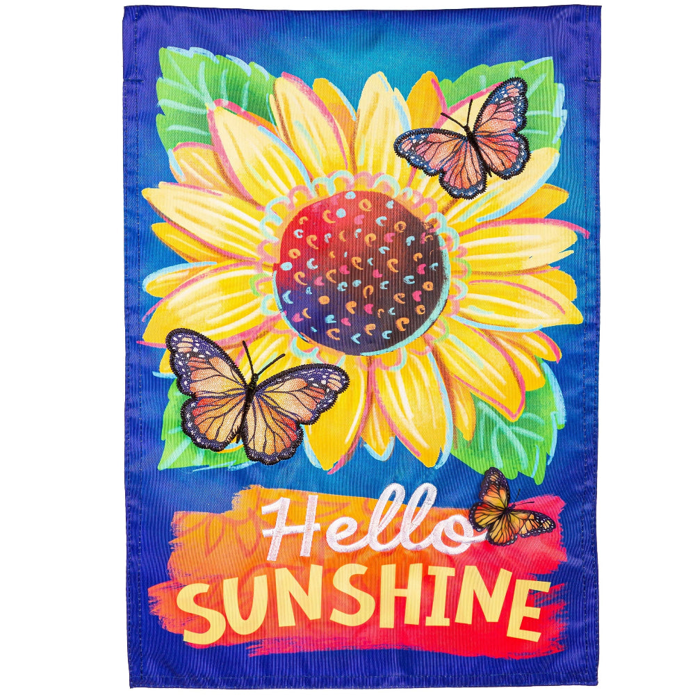 Evergreen Floral Themed Garden Flags - 12.5" x 18"