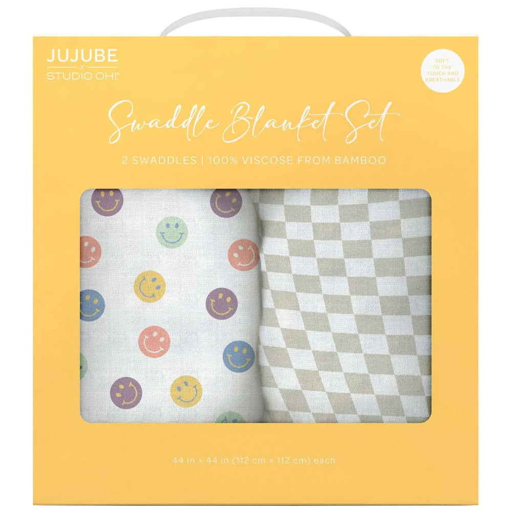 JuJuBe Viscose Baby Swaddling Blanket Set - 44" x 44" (2 pc.)
