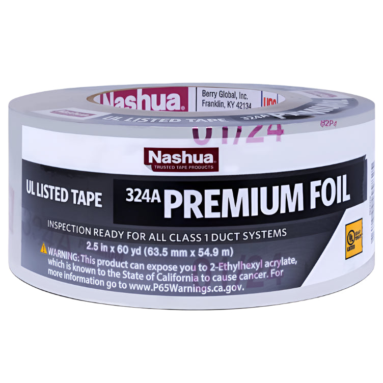 Nashua Premium 2.5" Silver Foil Tape - 60 yd.