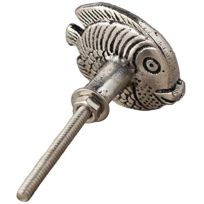 Basic Spirit Ocean-Themed Pewter Cabinet Knobs - 1.25"