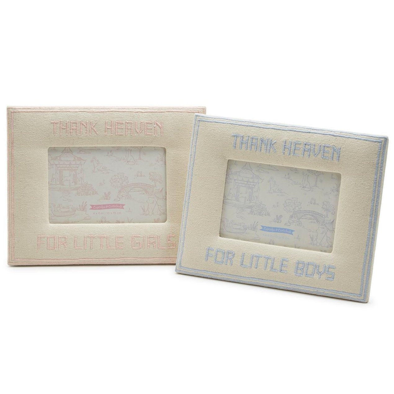 "Thank Heaven" Baby Boy/Girl Photo Frames - 4" x 6"