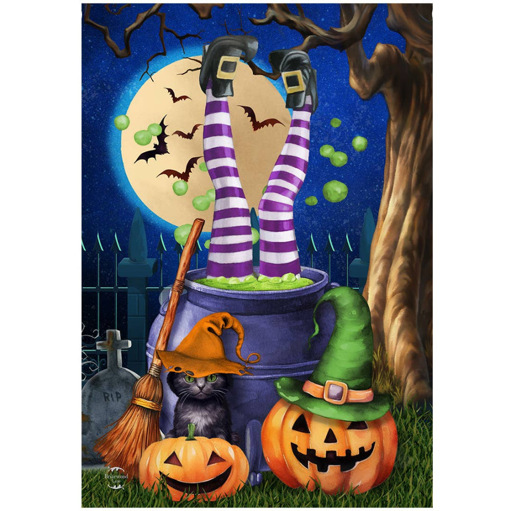 Briarwood Witch's Brew Garden Flag - 12.5" x 18"