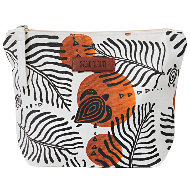 Sand Cloud Cotton Canvas Zipper Pouch