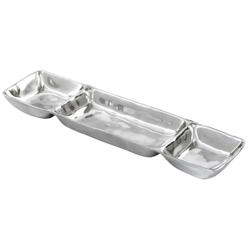 Beatriz Ball Soho Triple Dip Tray - 12.5" x 4"