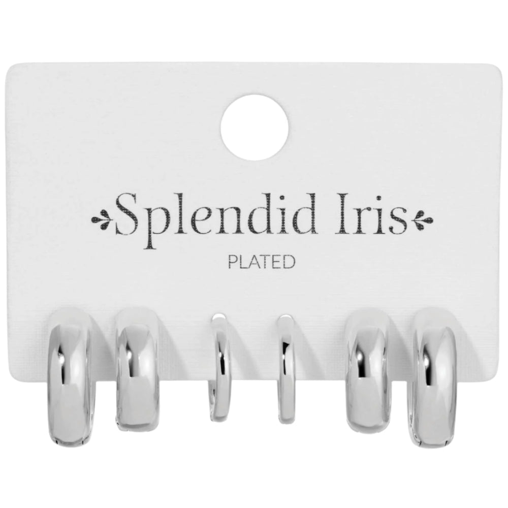 Splendid Iris Huggies Hoop Earrings - 3 pc.