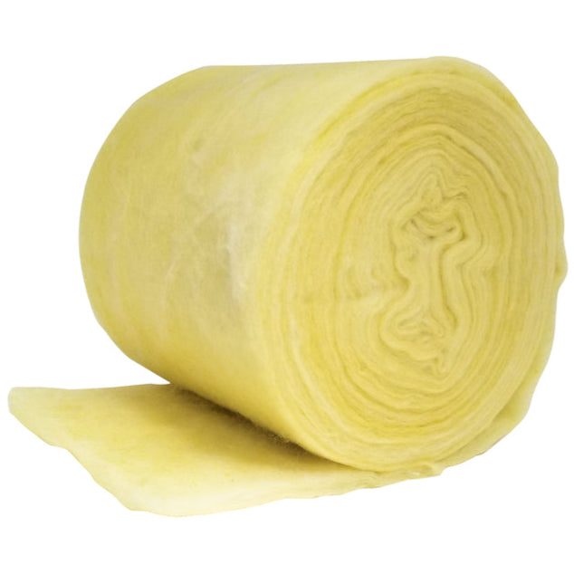 Frost King 6" Unfaced Fiberglass Pipe Insulation Wrap - 25'