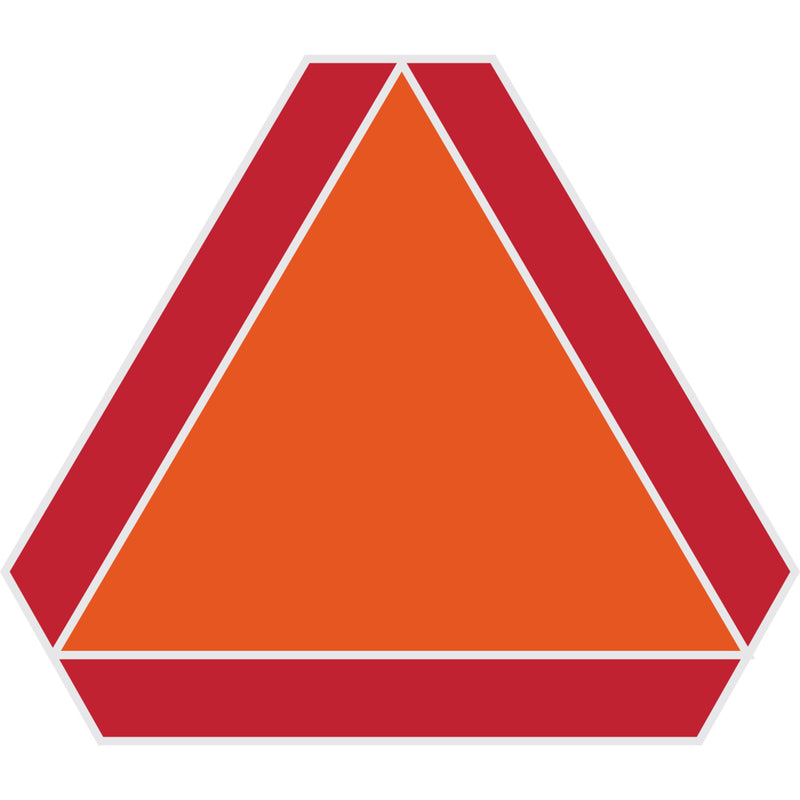 Hi-Vis Slow Moving Vehicle Safety Sign