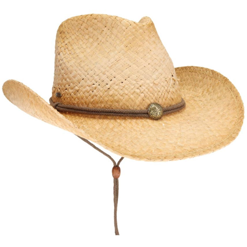 CC Cimarron Raffia Cowboy Hat