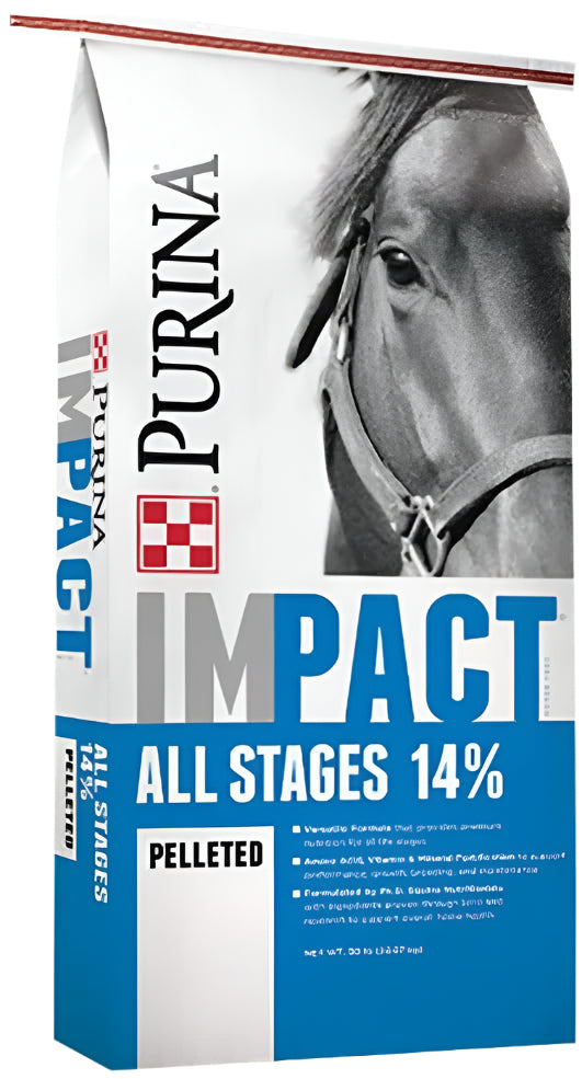 Purina Impact Pelleted Horse Feeds - 50 lb.