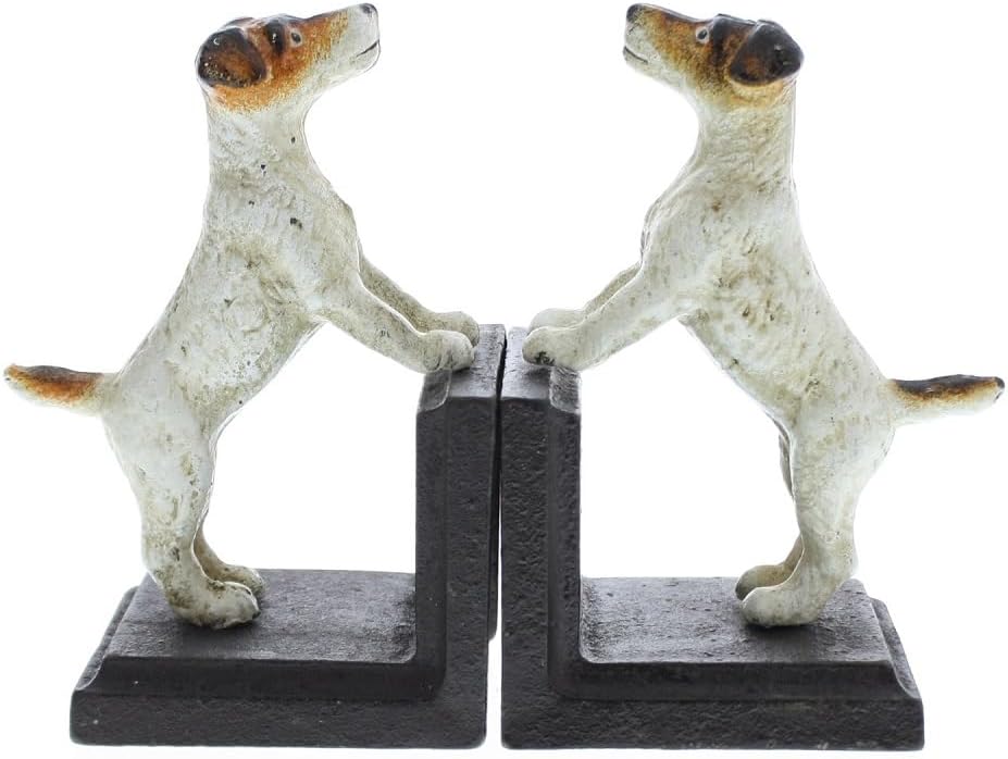 HomArt Cast Iron Jack Russel Bookends - 2 pc.