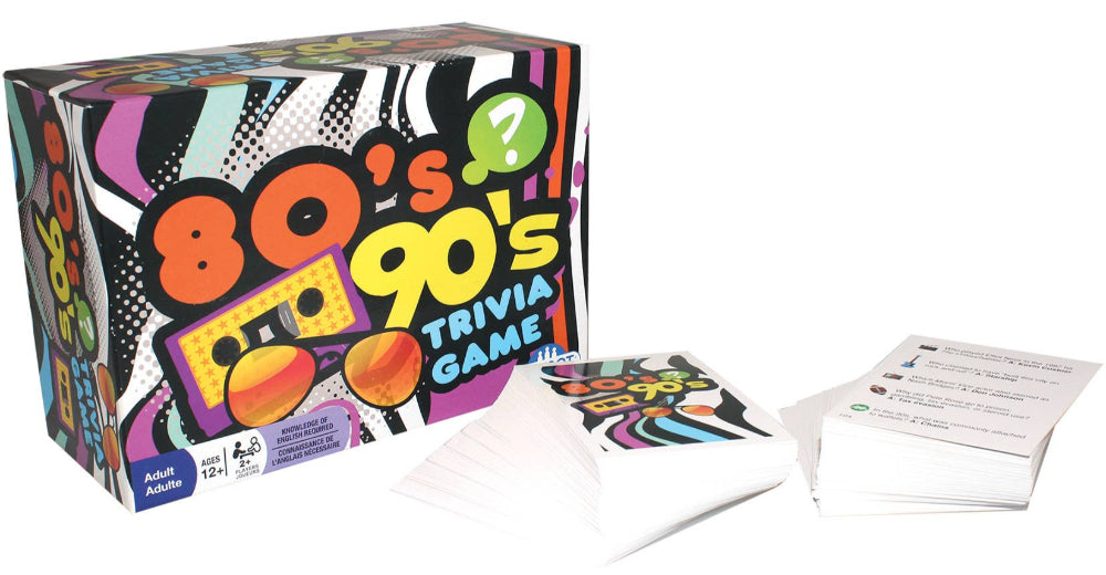 Outset 80's & 90's Trivia Card Game