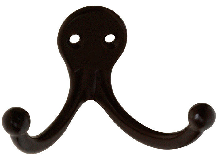 National Hardware Zinc Double Clothes Hook - 2.9" (2 pc.)