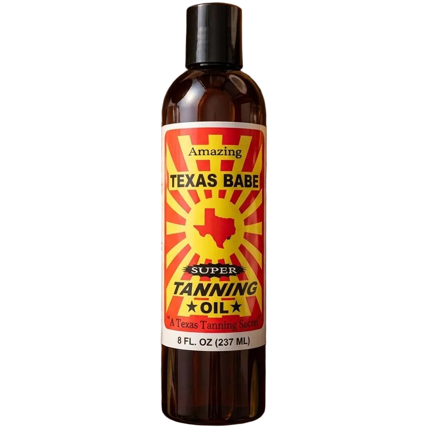 Texas Babe All Natural Tanning Oil - 8 oz.