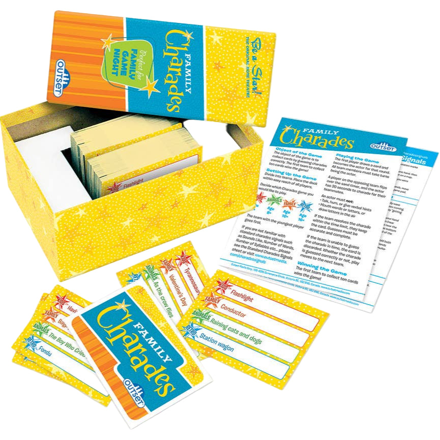 Outset "Family Charades" Party Card Game
