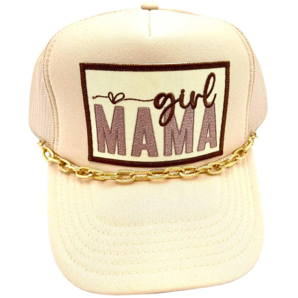 Billie Jane's Funny Embroidered Patch Mesh-Back Trucker Hats