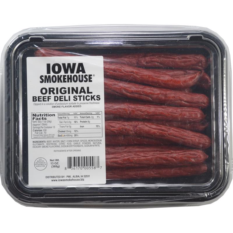 Iowa Smokehouse Beef Deli Sticks - 13 oz.